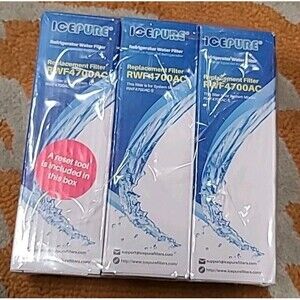 Icepure RWF4700AC Refrigerator Water Filter Lot Of 3